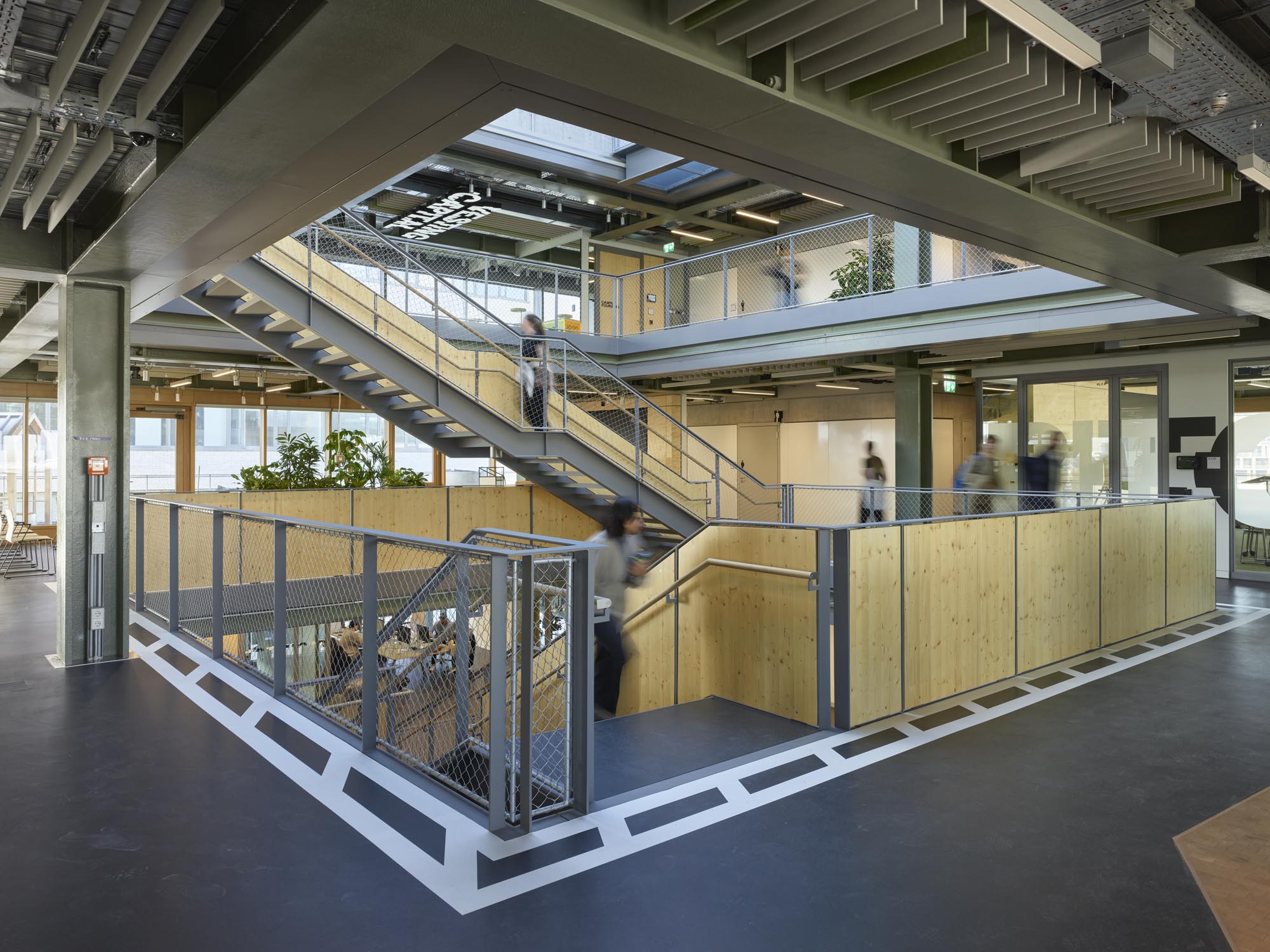 5. OG: Treppen Atrium